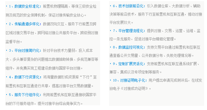 前置互聯(lián)對(duì)接